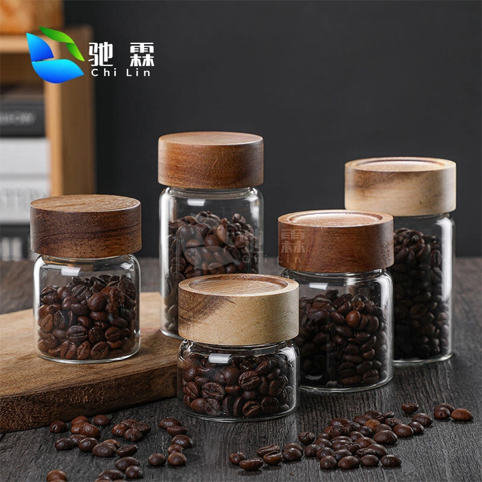 clear tea and coffee canisters